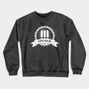 "DPS Main" Gaming Emblem Crewneck Sweatshirt